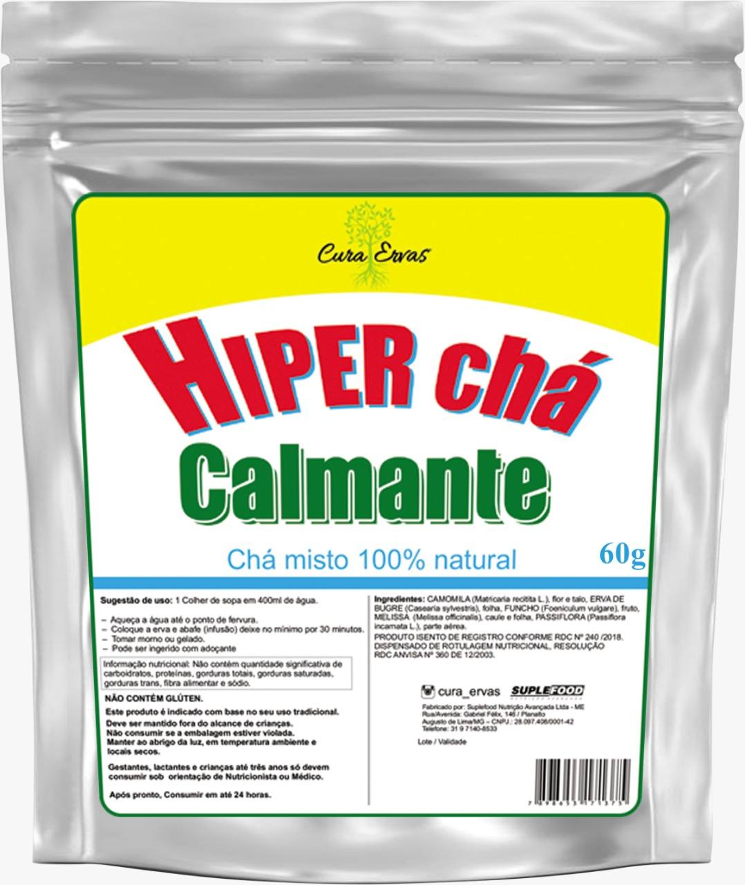  HIPER CH? CALMANTE ? 60 gramas 