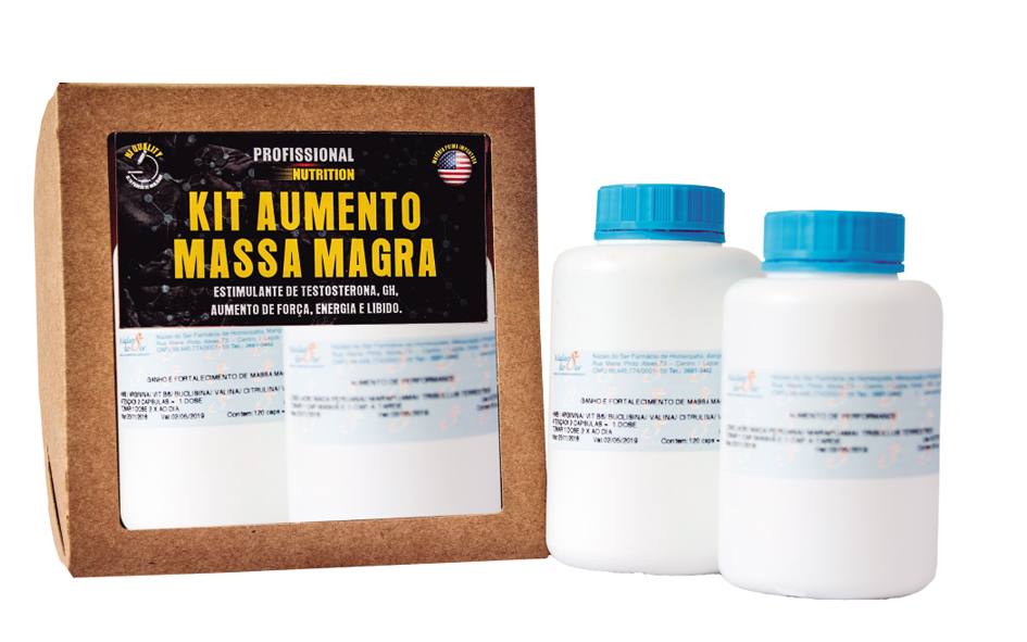  Kit Aumento Massa Magra