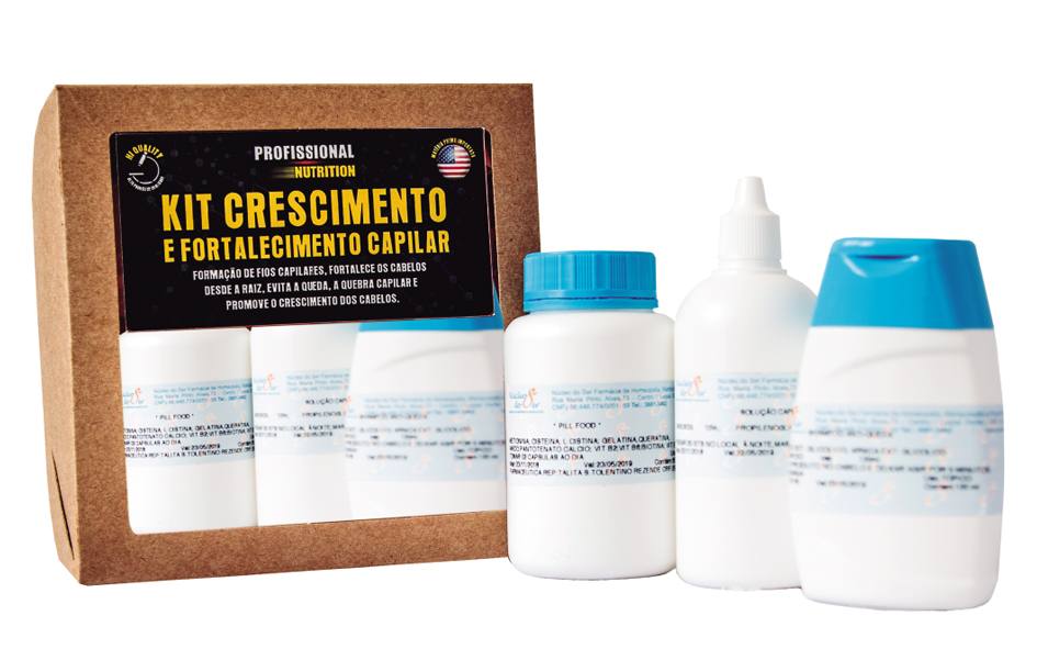  Kit Crescimento e Fortalecimento Capilar