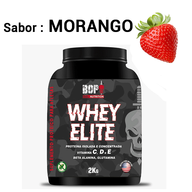  WHEY ELITE 2 Kg - MORANGO