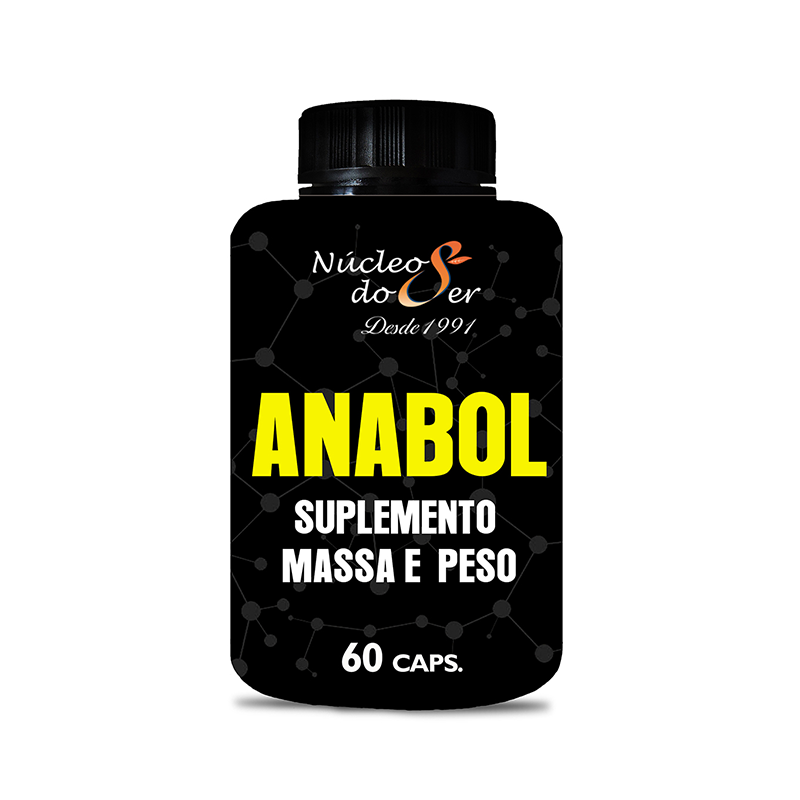Anabol Suplemento Massa  e Peso - 60 caps.<br>Suplementos e Nutri��o - R$ 50,00