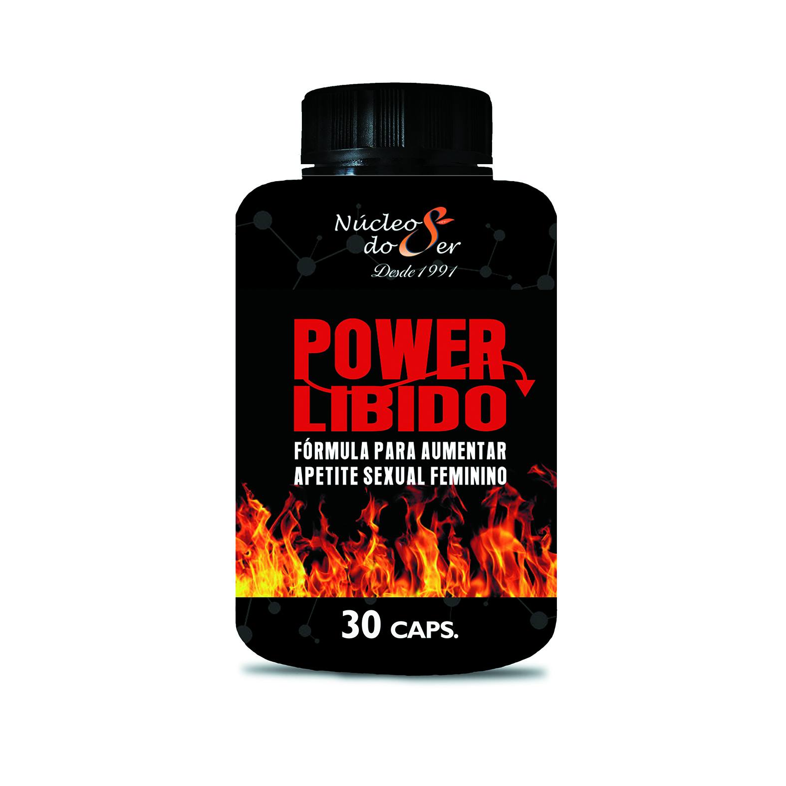 Power Libido  Feminino - Aumento de Libido - 30 caps <br> - R$ 61,94
