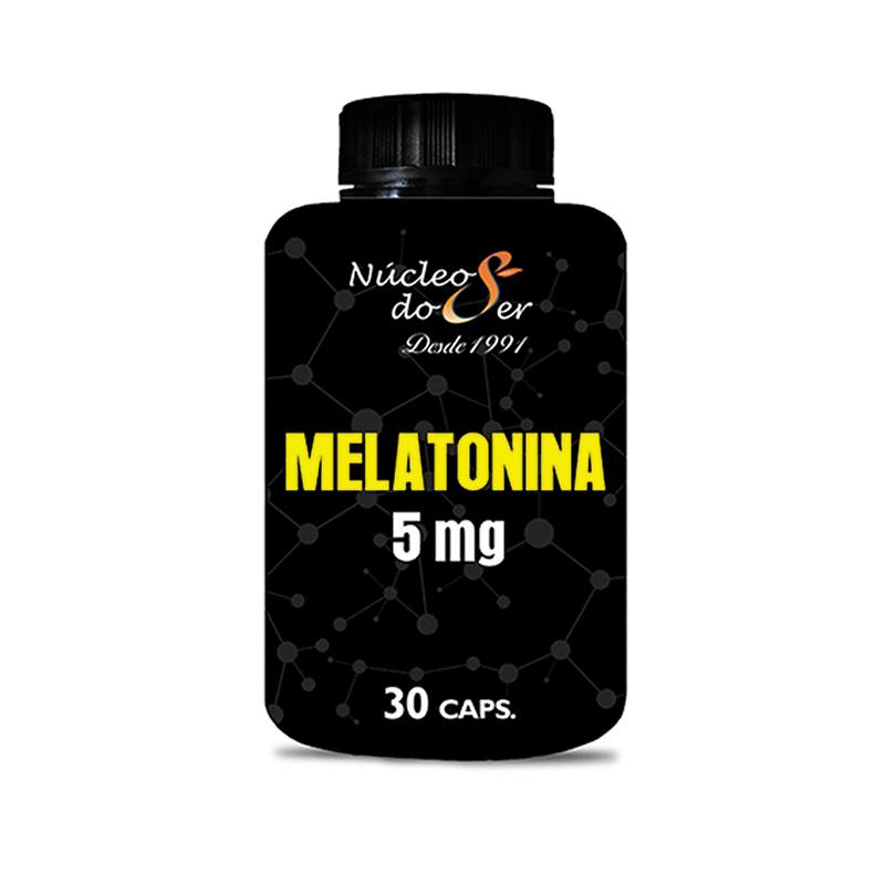 Melatonina 5MG - 30 caps <br>Sa�de Corpo e Mente - R$ 57,00