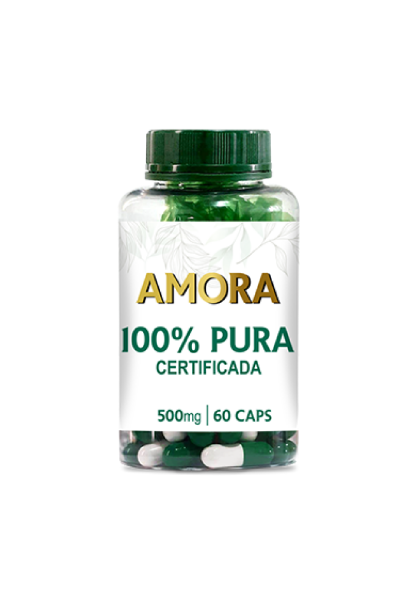 Extrato Puro de Amora 500mg<br>Linha de C�psulas Fitoter�picas - R$ 47,25