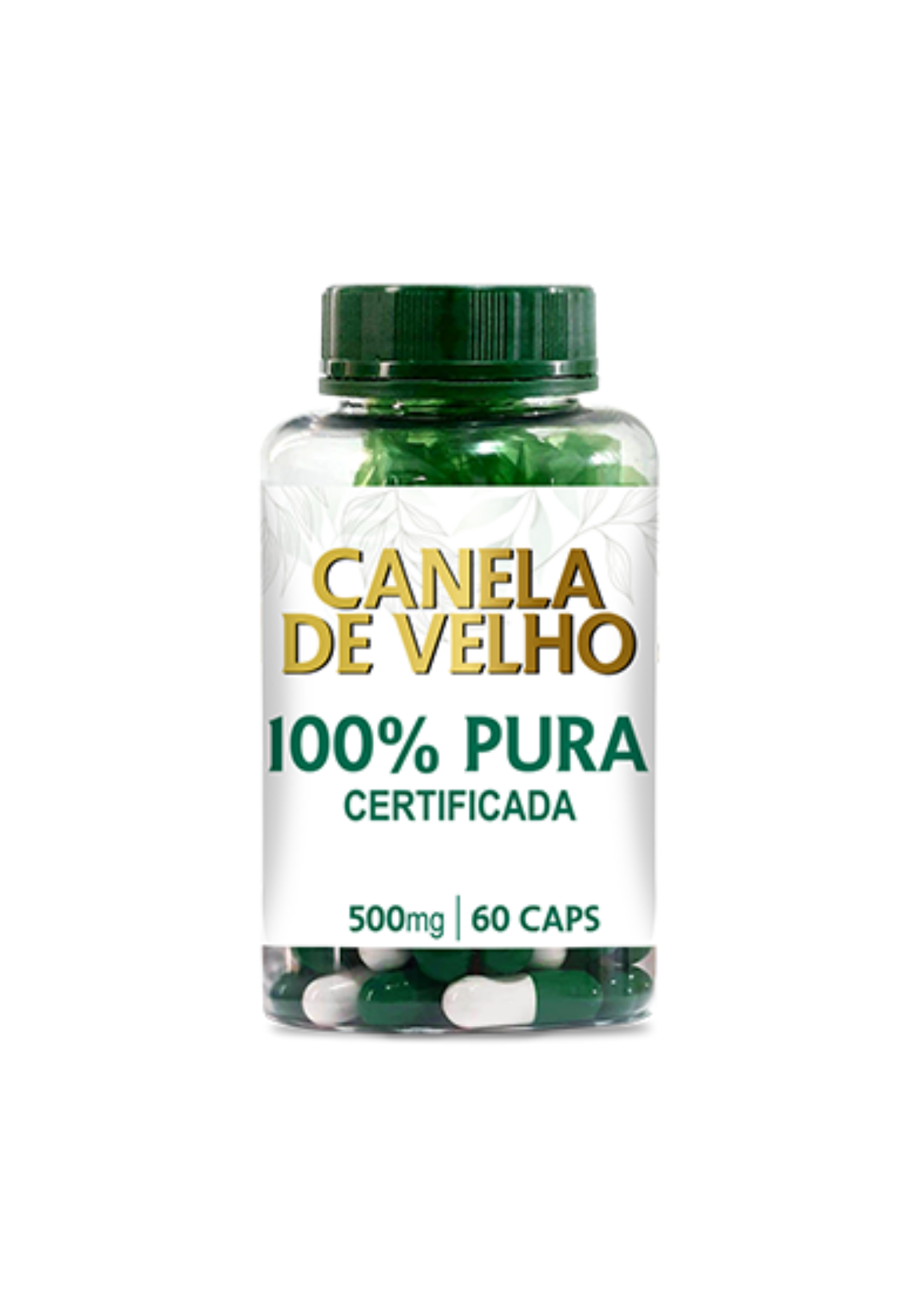 Extrato Puro de Canela de Velho 500mg<br>Linha de C�psulas Fitoter�picas - R$ 47,25